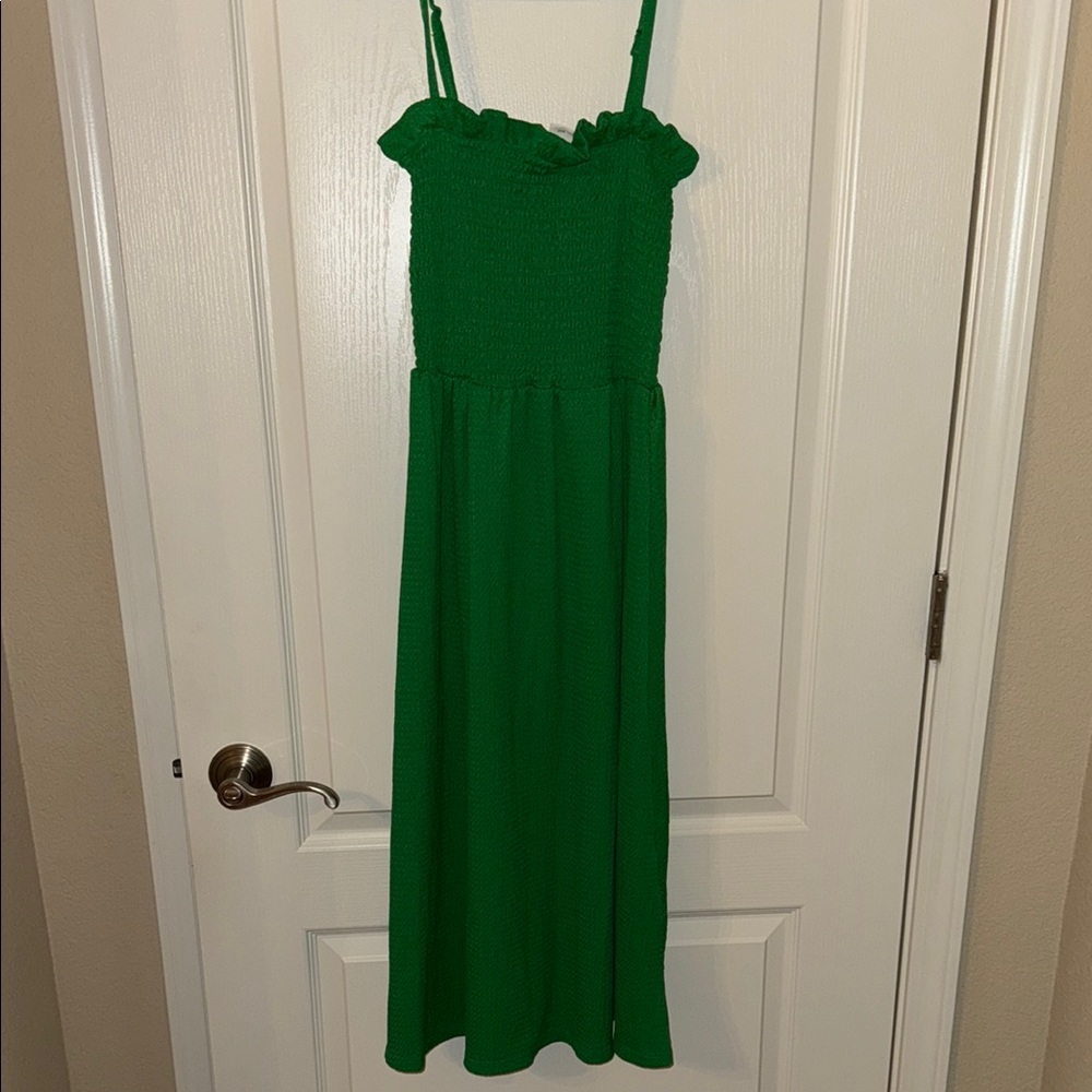Old Navy Green Midi Dress